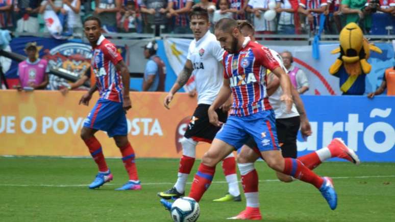 O jogo entre Bahia e Vitória, na Fonte Nova, teve o maior público do estadual baiano (Foto: Romildo de Jesus)