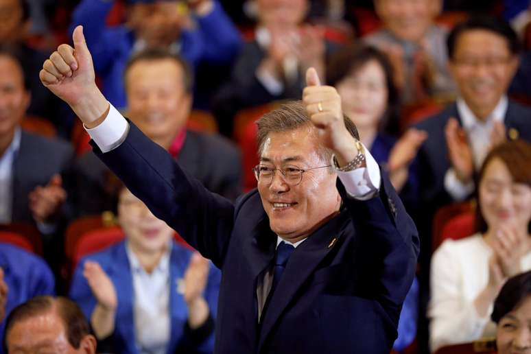 Liberal Moon Jae-in é favorito para vencer a eleição sul-coreana.