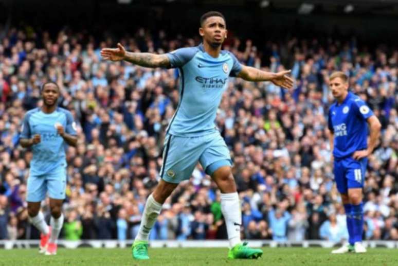 Manchester City x Leicester - Gabriel Jesus