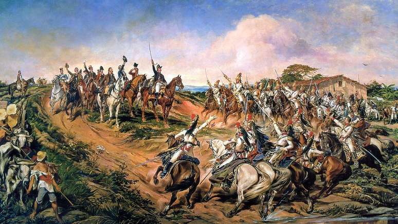 O chamado 'Grito do Ipiranga' aconteceu em 7 de setembro de 1822