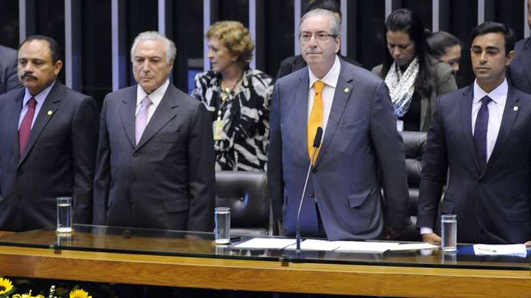 Temer e Cunha, em foto de arquivo