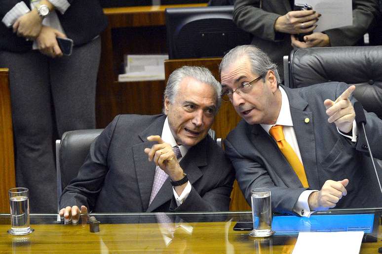 Michel Temer e Eduardo Cunha