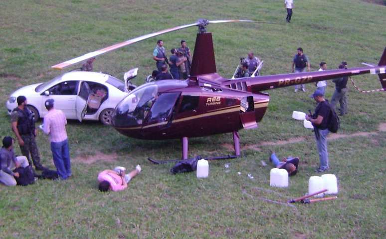 Helicóptero que pertence à empresa do deputado mineiro Gustavo Perrella foi apreendido com mais de 400 quilos de cocaína no Espírito Santo.