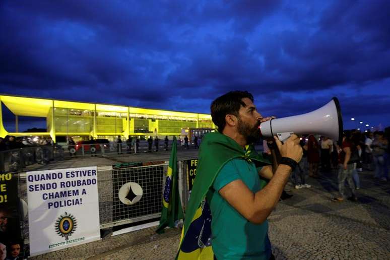 Brasília, em frente ao Palácio do Planalto