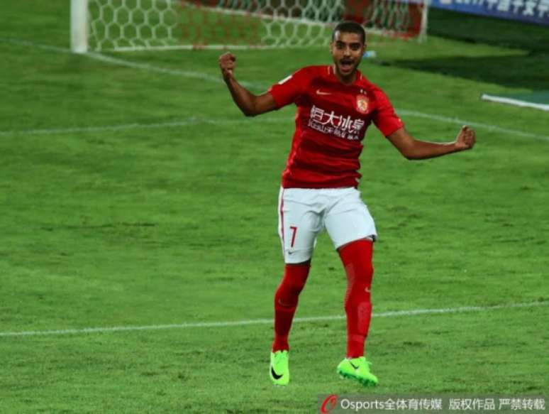Alan tem quatro gols na Super Liga Chinesa (Foto: Divulgação / Sina.com.cn)