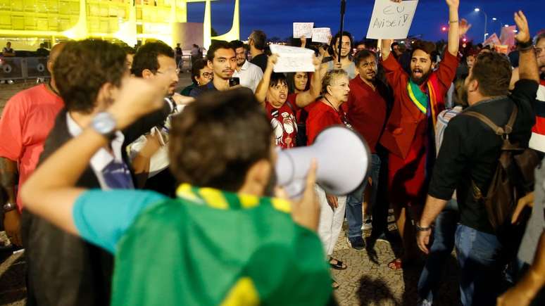 Manifestantes de diferentes espectros ideológicos se uniram para pedir a saída do presidente Michel Temer e a realização de eleições diretas