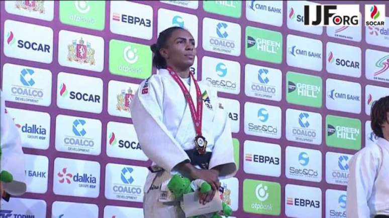 Érika Miranda conquistou único ouro brasileiro na Rússia até o momento (Foto: Gabriela Sabau/IJF)