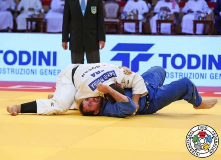 David Moura conquistou a última medalha brasileira na Rússia (Foto: Divulgação/CBJ)