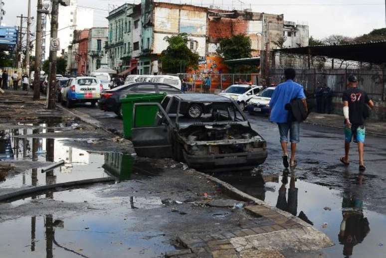 Região da Cracolândia, após a operação policial na manhã de ontem (21), numa ação conjunta entre a prefeitura e o governo do Estado.