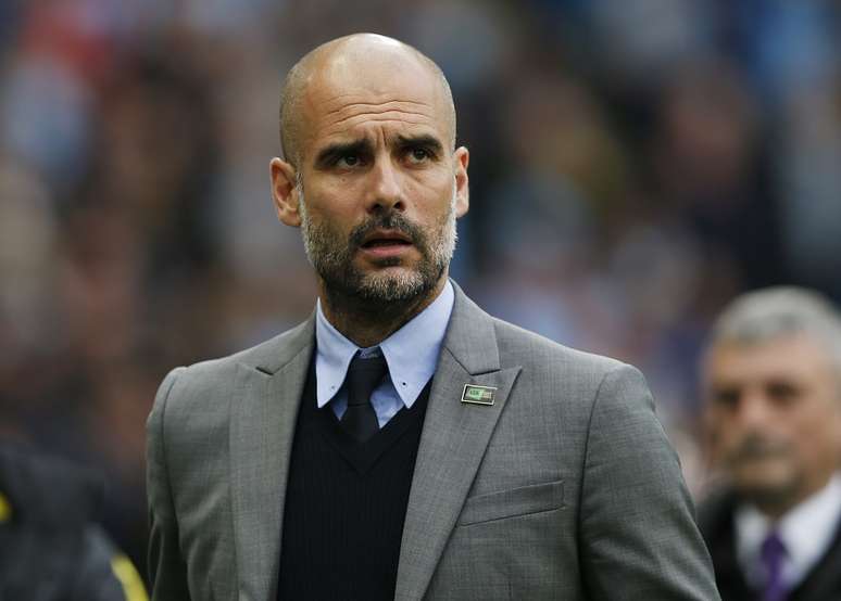 O técnico Pep Guardiola, do Manchester City