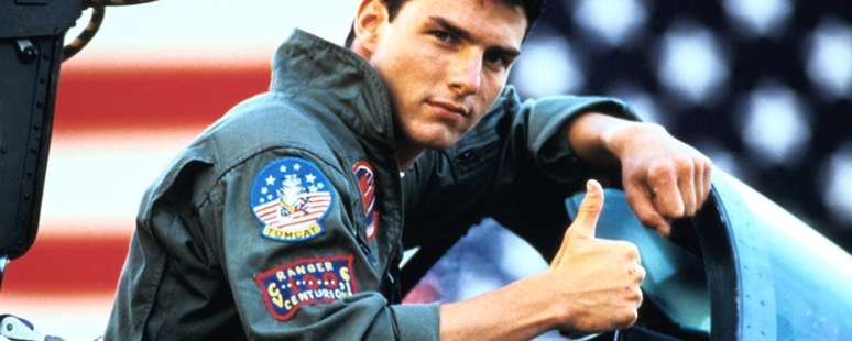 'Top Gun', lançado em 1986, foi um dos filmes que impulsionaram Tom Cruise no início de sua carreira