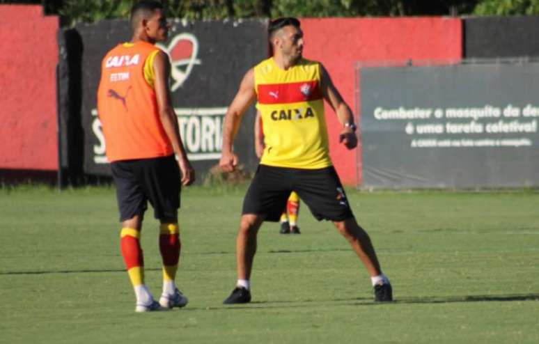 O último time do argentino Jesus Datolo foi o Vitória (Foto: Divulgação / EC Vitória)