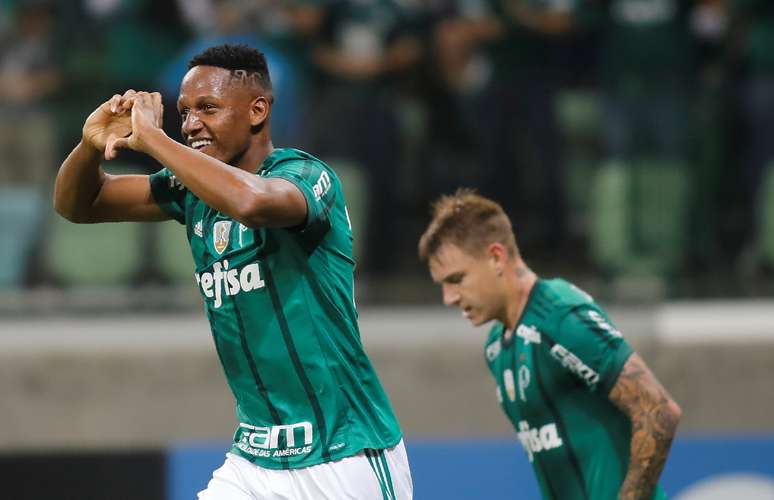 Zagueiro Mina mais uma vez balançou as redes nesta Libertadores