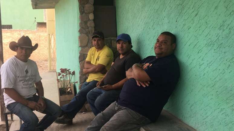 Fidel Rivera e outros moradores de San Luis Potosi