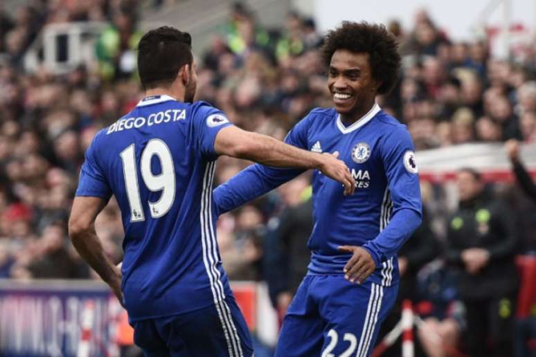 Willian pode trocar o Chelsea pelo Bayern de Munique (Foto: Oli SCARFF / AFP)