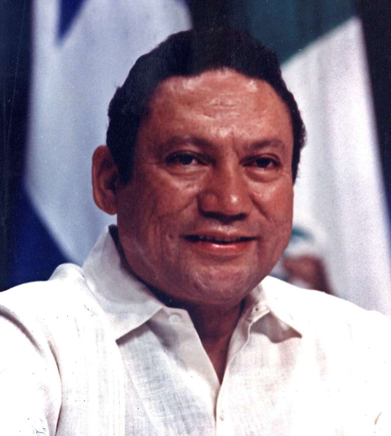O ex-ditador do Panamá, Manuel Antonio Noriega, em foto de 1989.
