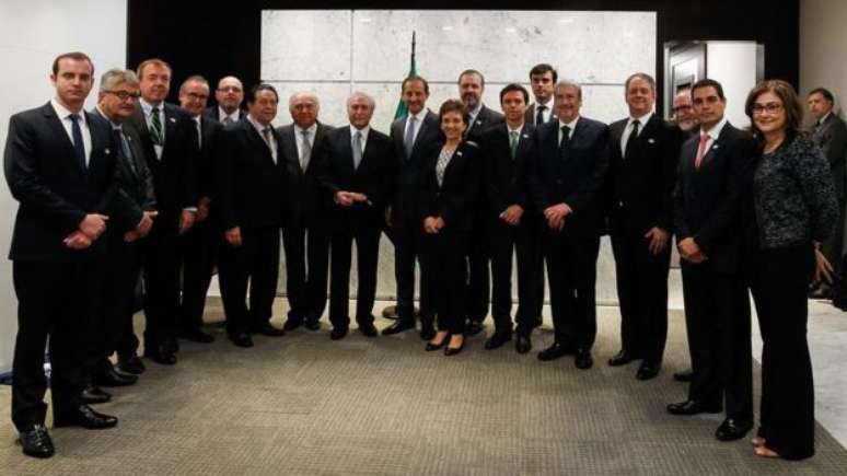 Presidente Michel Temer em encontro com empresários do agronegócio, alimentos e indústria 