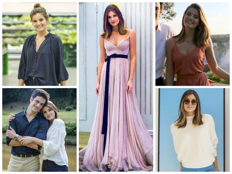 Looks de Camila Queiroz em "Pega Pega" (Fotos: TV Globo/Divulgação)