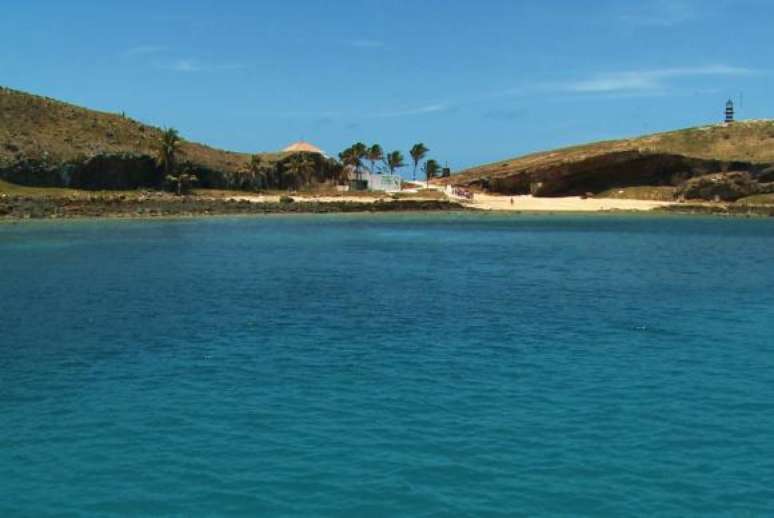 Imagem do arquipélago de Abrolhos, na Bahia