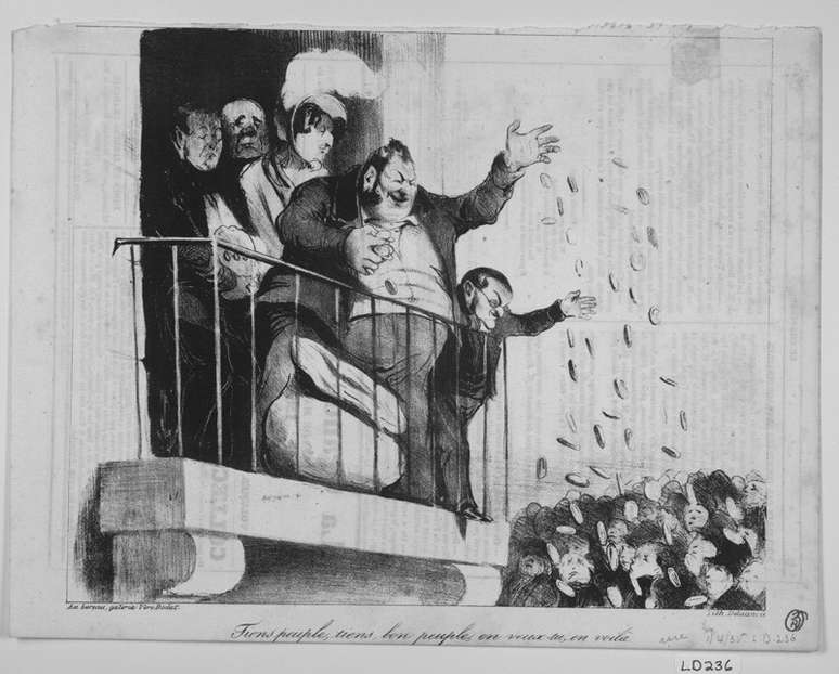 O Mundo dos Negócios (caricatura de Honoré Daumier)