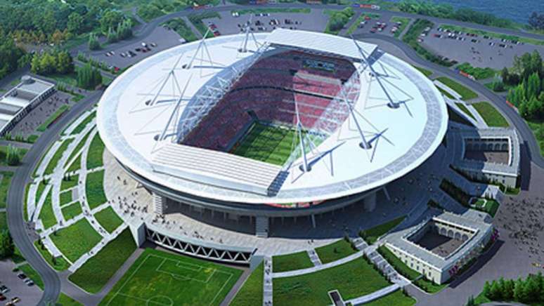 Estádio Krestovsky, a nova Zenit Arena, é um dos palcos da Copa (Foto: Divulgação)