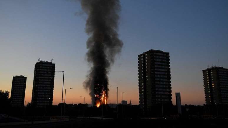 Incêndio em prédio de Londres