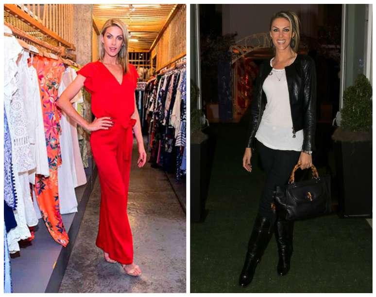 Ana Hickmann em dois looks