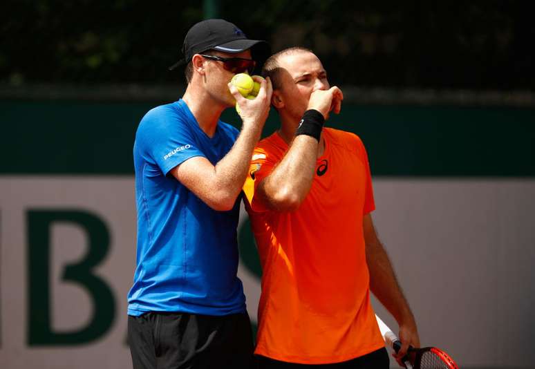 Jamie Murray (esq.) e Bruno Soares