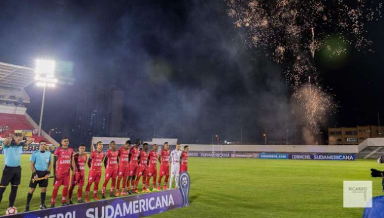 Estádio de Tunja já recebeu primeira fase da Sul-Americana, contra o Everton (CHI) (foto: Divulgação/Patriotas)