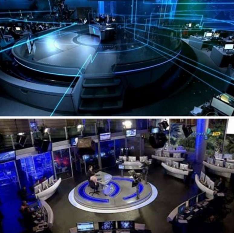 Fotos não mentem: o novo cenário do ‘JN’ realmente lembra o do RedeTV News