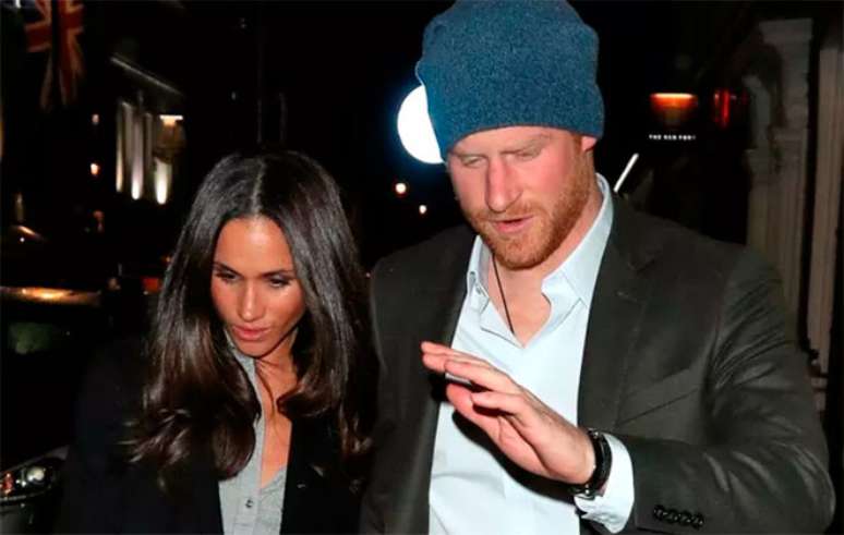 Meghan Markle e o Príncipe Harry 