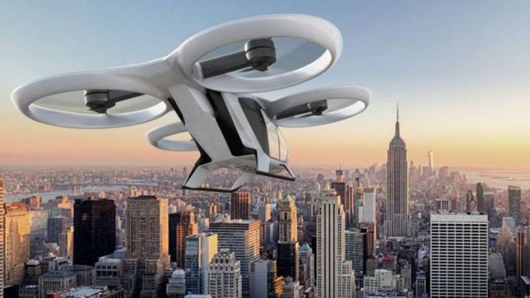 CityAirbus, o táxi voador que parece um drone, foi apresentado em feira de aviação 