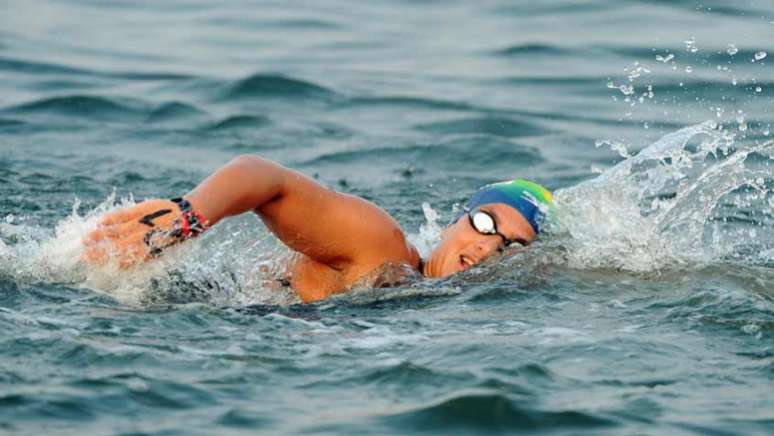 No Mundial, Ana Marcela nadará 41.250km ROMAN KRUCHININ / AFP