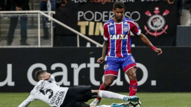 Gabriel foi o primeiro corintiano expulso em jogos oficiais na temporada 2017 (Foto: Miguel Schincariol)