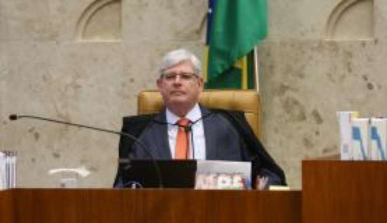 Brasília - O procurador-geral da República, Rodrigo Janot, durante sessão plenária do Supremo Tribunal Federal para julgar validade das delações da JBS (José Cruz/Agência Brasil)