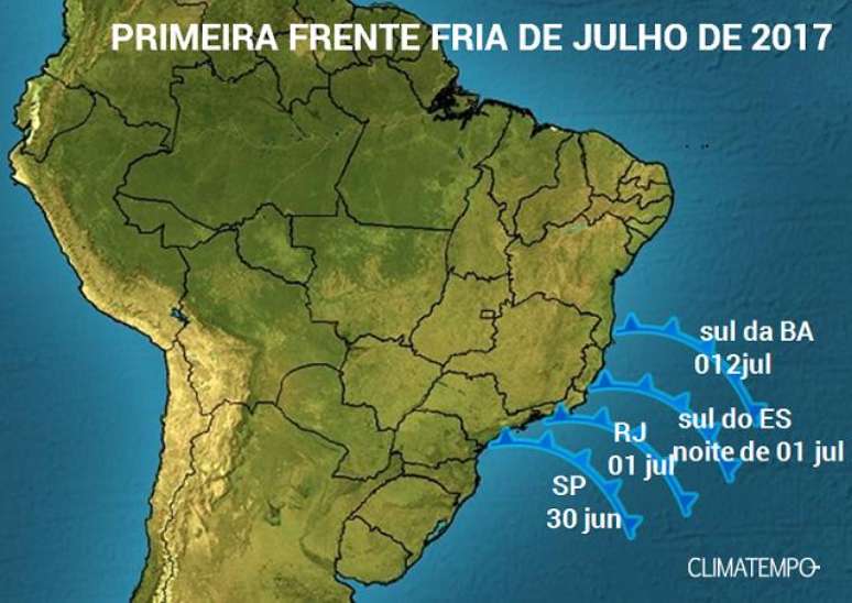 Frente fria esfriou SP - Notícias Climatempo