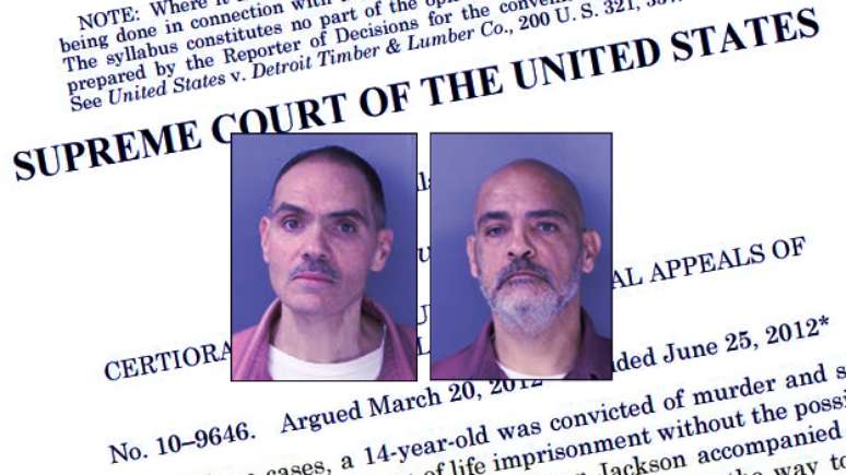 Fotos dos irm&atilde;os Maldonado na pris&atilde;o