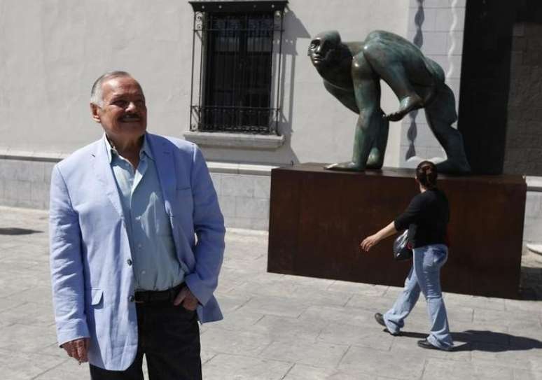 Foto de arquivo do artista mexicano Jos&eacute; Luis Cuevas
24/02/2009 REUTERS/Tomas Bravo