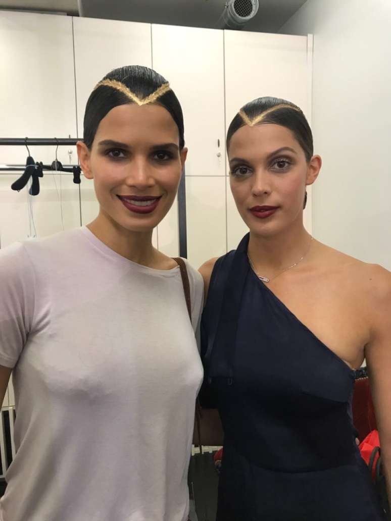 Raica Oliveira e a miss Universo Iris Mittenaere (Foto: Divulgação/Joy Models)