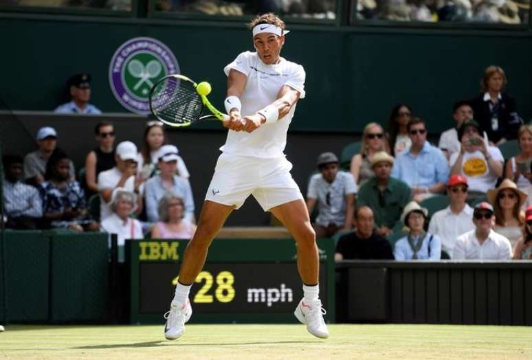 Rafael Nadal em Wimbledon. 07/07/2017 REUTERS/Toby Melville