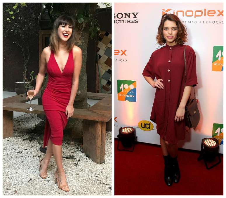 Fernanda Paes Leme e Bruna Linzmeyer em vermelho (Fotos: Reprodu&ccedil;&atilde;o/Instagram?Marcello S&aacute; Barretto/AgNews)