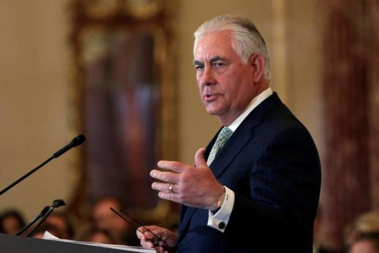 Secret&aacute;rio de Estado dos Estados Unidos, Rex Tillerson
27/06/2017
REUTERS/Yuri Gripas