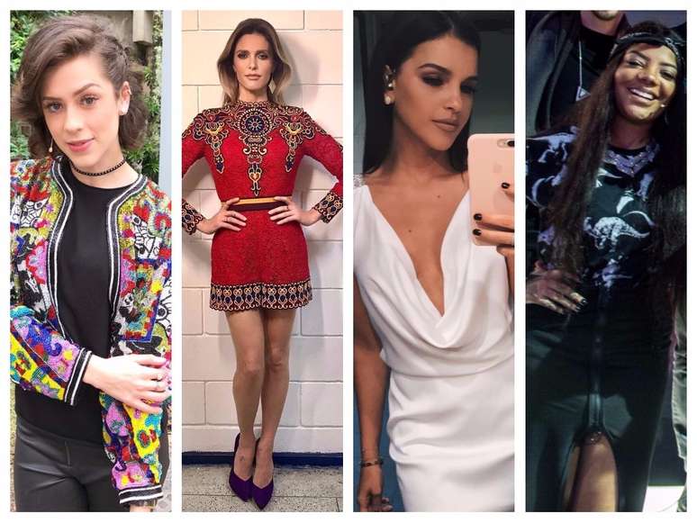 Looks das famosas em 'PopStar' (Fotos: Instagram/Reprodução - Raquel Cunha/TV Globo/Divulgação)
