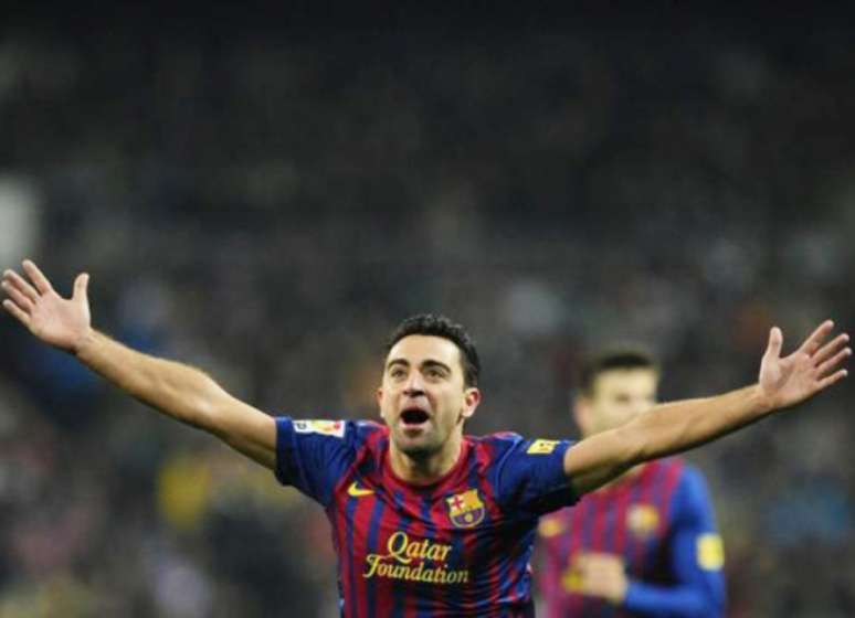 Xavi é ídolo do Barcelona (Foto: AFP)