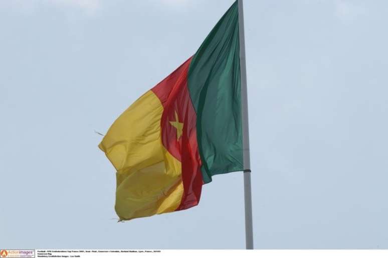 Bandeira de Camarões em Lyon, na França 26/06/2003 Action Images / Lee Smith