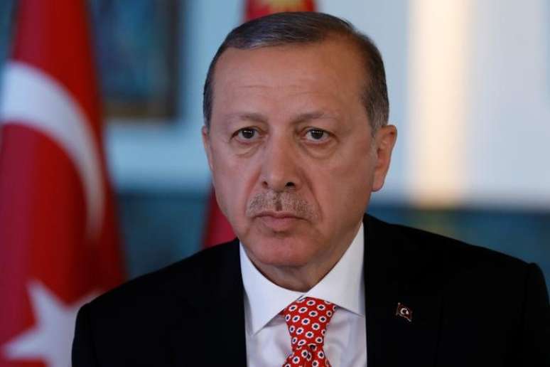 Presidente da Turquia, Tayyip Erdogan, durante entrevista com a Reuters em Ancara 25/04/2017 REUTERS/Umit Bektas