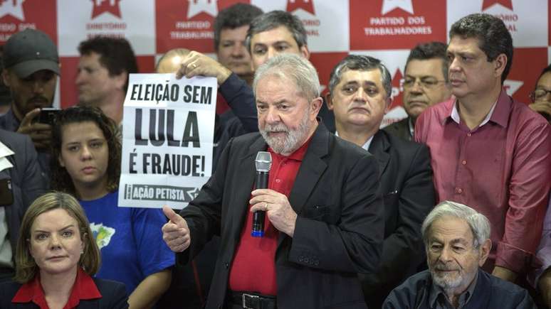 Coletiva de imprensa de Lula em São Paulo no dia 13 de julho de 2017