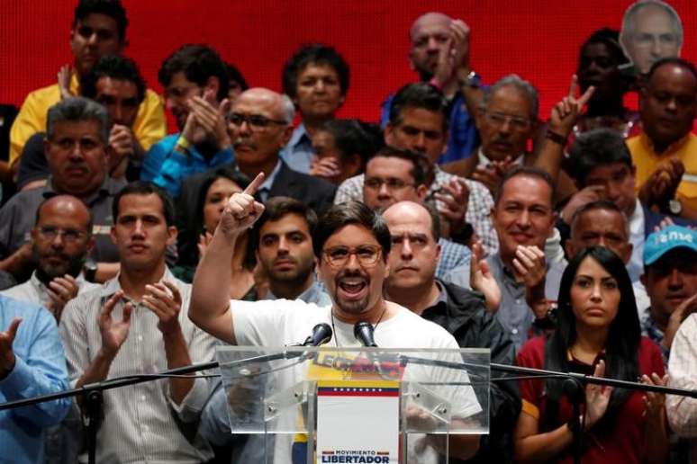 Oposicionista Freddy Guevara concede entrevista em Caracas
 17/7/2017    REUTERS/Carlos Garcia Rawlins