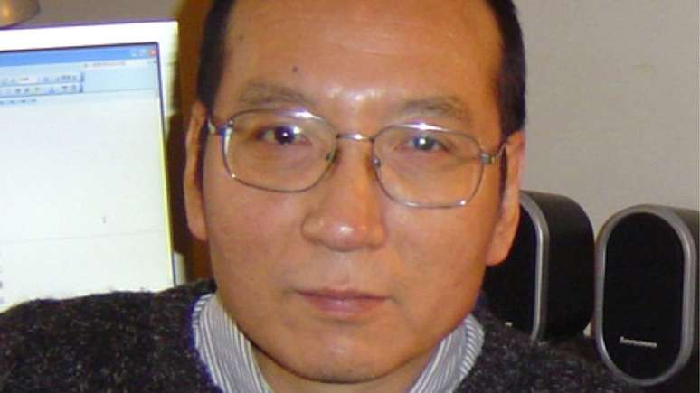 Foto de família do ativista Liu Xiaobo