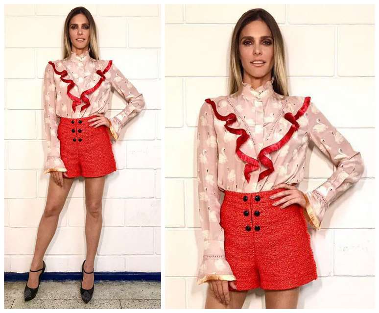 Look de Fernanda Lima no Popstar (Fotos: Reprodução/Instagram/@rodrigogrunfeld)